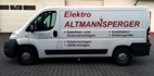 Elektro Altmannsperger - Egglham - Beschriftung Firmenfahrzeug Fiat Ducato